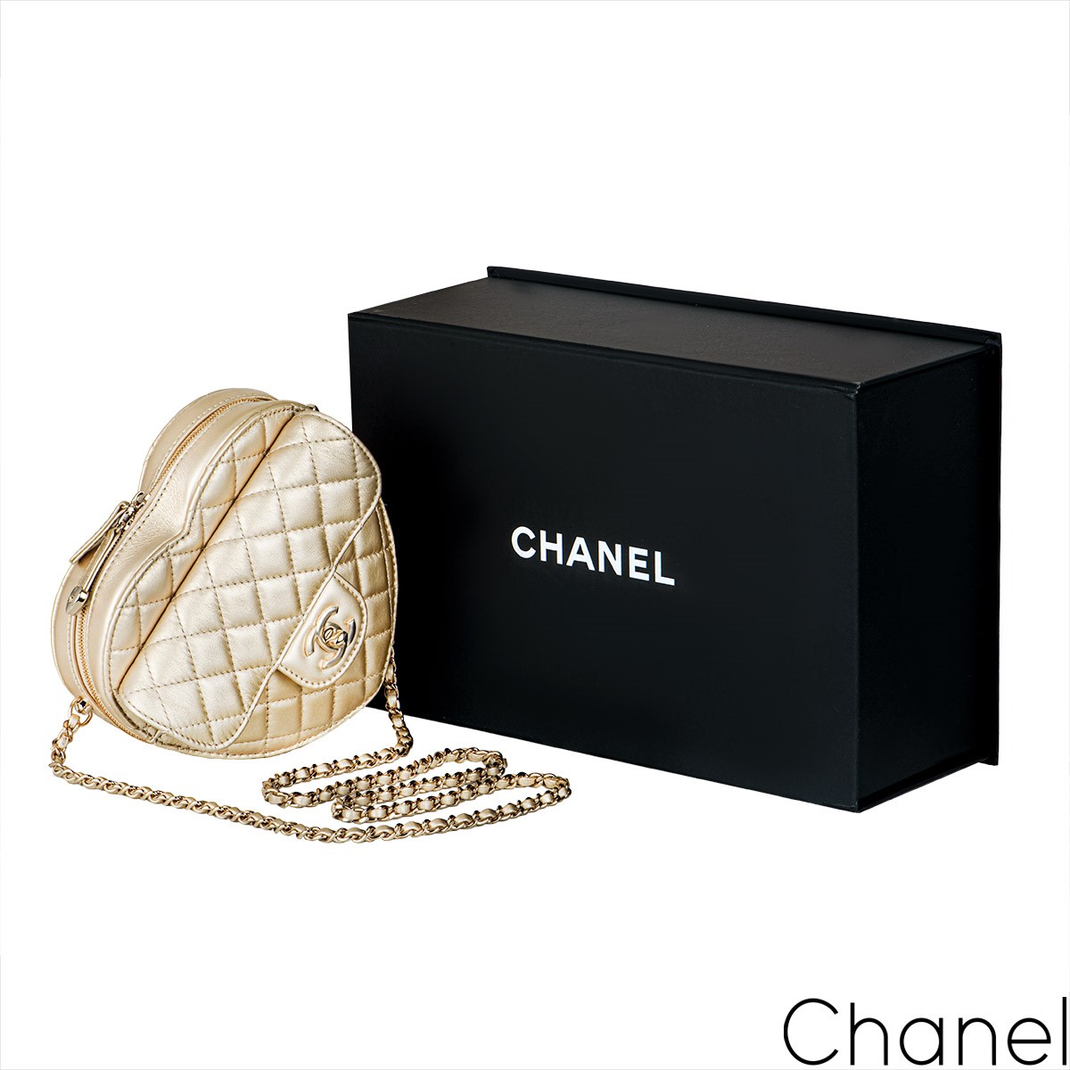Chanel Gold Heart Bag